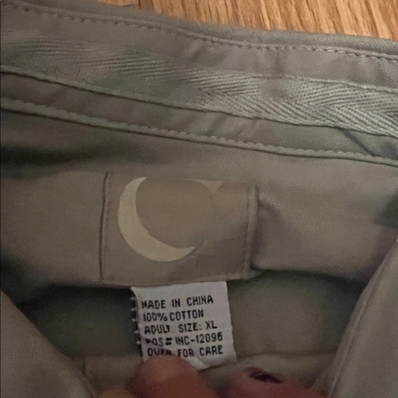 Marlboro Men's Tan rancher work Button Down Shirt vintage new size XL - Picture 3 of 6